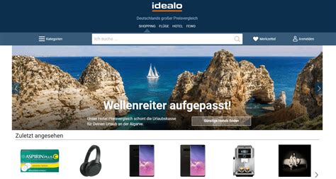 idealo – Die Nr. 1 im Preisvergleich.